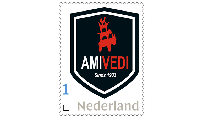 Nieuwe Amivedi postzegel