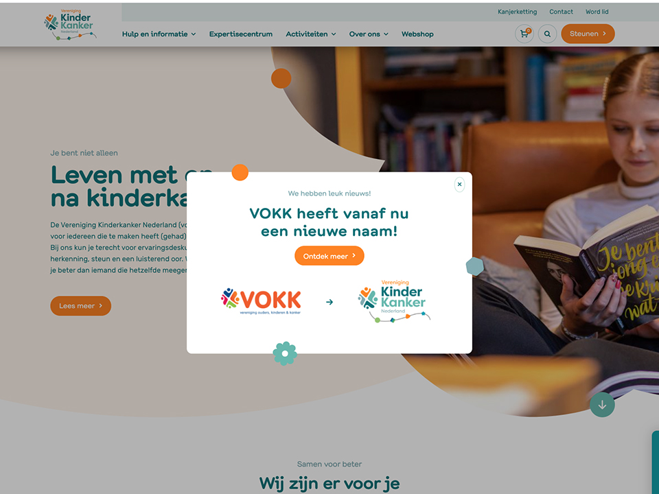 VOKK wordt Vereniging Kinderkanker Nederland